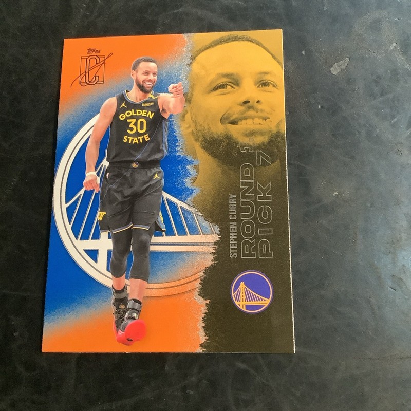 STEPHEN CURRY 2026 Topps Signature #52 Orange/Blue Parallel Golden State - Nice