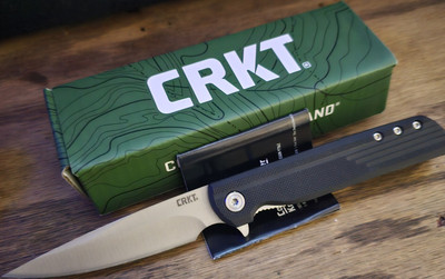 CRKT LCK+ Leech Design *3801  Spring Assisted Drop Point Pocketknife 