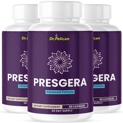 Presgera- Brain Support- 3 Bottles- 180 Capsules