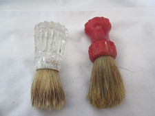 Vintage Ever-Ready Set in Rubber Bakelite Shaving Brush Glass Ridged Brush