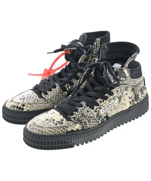 OFF-WHITE Sneakers BeigexBlack(Python) EU37(Appro… - image 1