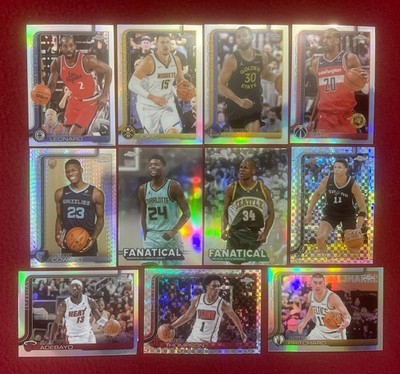 2025-26 Topps Chrome NBA Refractor/Case Hit Lot(11)-Allen,Miller,Curry,Jokic  