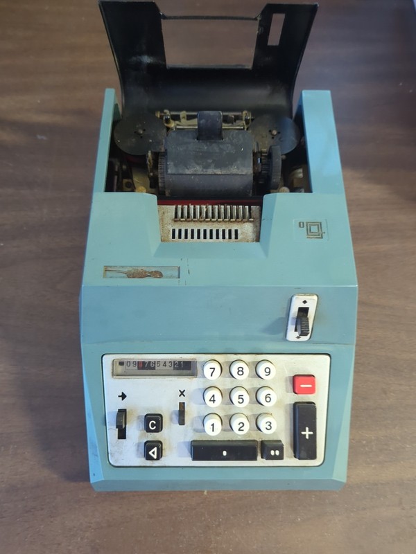 Olivetti Summa Quanta 20 R Vtg 1960's Adding Machine Calculator  No Power Cord