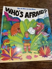 Who’s Afraid? by Ron & Atie Van Der Meer 1982 Lift The Flap Book HB 