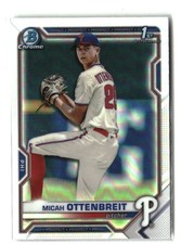 2021 Bowman Draft #BDC-170 Micah Ottenbreit Chrome Refractor