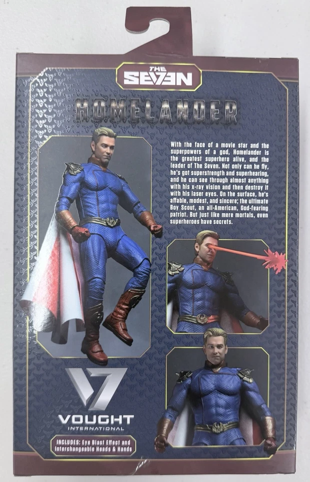 ✅ Figura de acción NECA Homelander Ultimate 7” figura coleccionable The Boys Foto 2 de 4