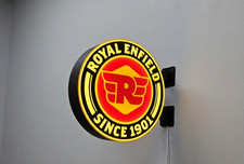 Enseigne Royal Enfield Moto - Impression 3D LED USB - Déco Garage & Man Cave 22c