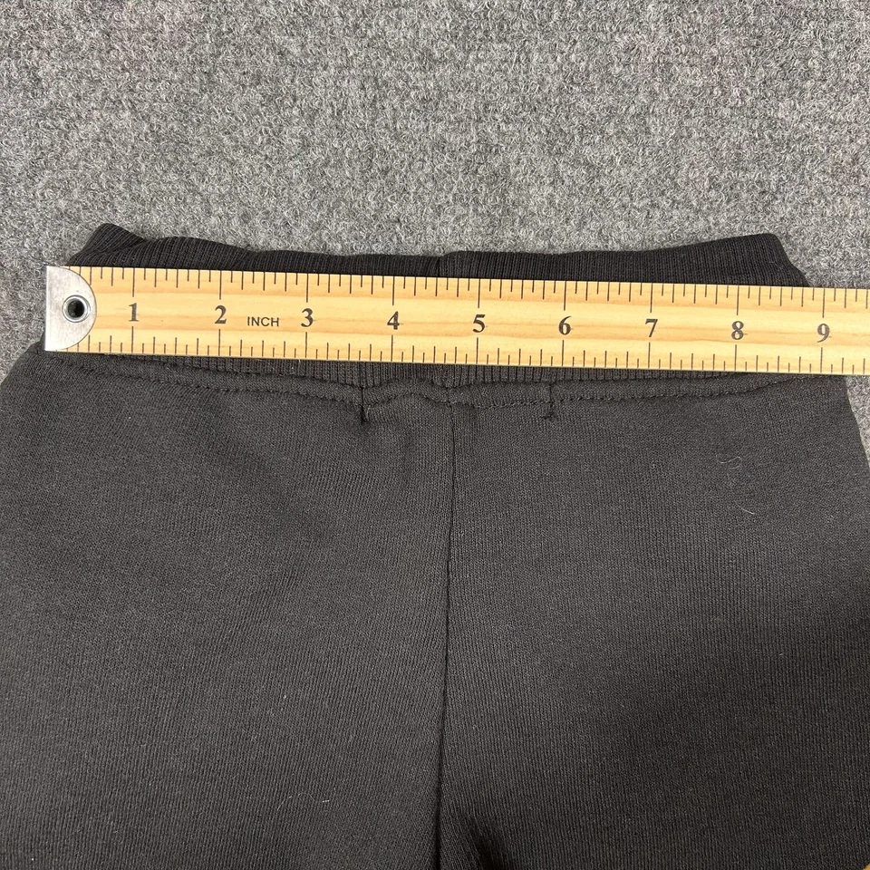 True Religion брюки девочек 4T черный флис толстовки шнурка логотип нашивка молодежи - Изображение 4 из 4