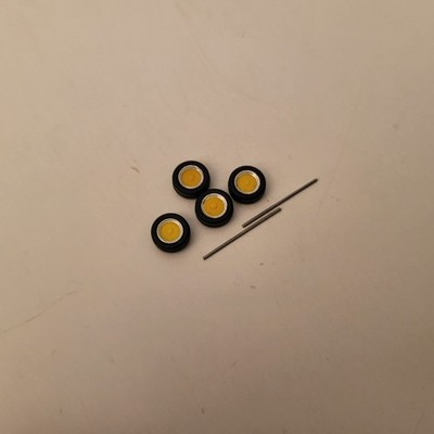 Herpa H0 BBS Räder Felgen gelb hell