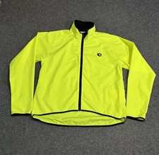 Pearl Izumi Cycling Jacket Mens Size XL Neon Windbreaker