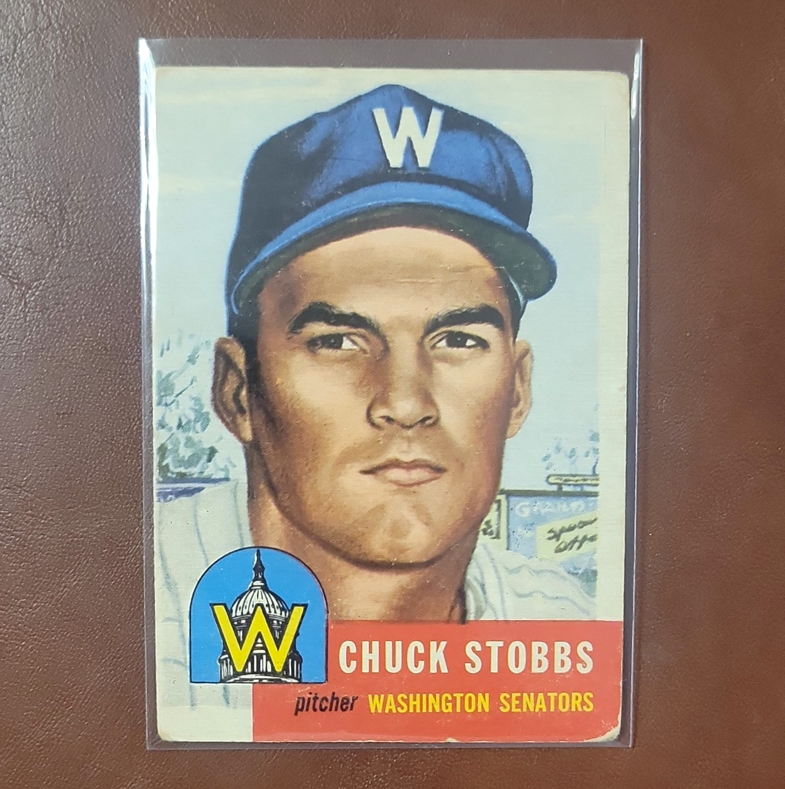 Chuck Stobbs #89 Baseball Cards 1953 Topps trading card — raw and PSA graded price guide
