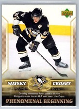 2005-06 Upper Deck Phenomenal Beginning Sidney Crosby Exclusive Gold Edition #20