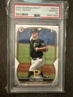 PAUL SKENES 2023 BOWMAN 1st Draft RC #BD-14 PIRATES GRADED PSA 10 GEM MINT RC