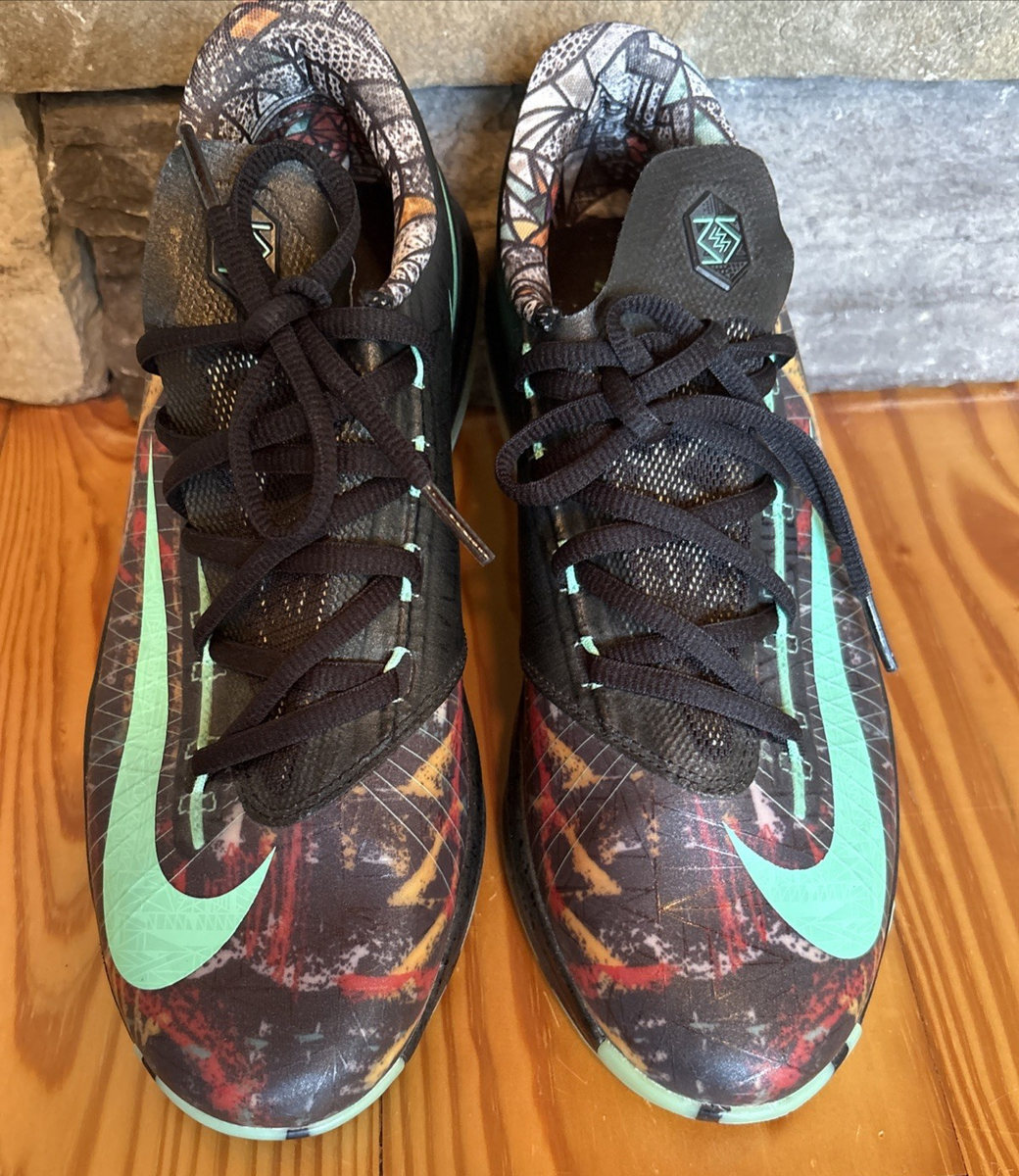 Nike Men\'s KD 6 gumbo mens size 13 Size 14 - Nike KD 6 All Star Gumbo League Illusion Glow  main image 3