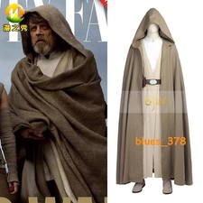 Star Wars Luke Skywalker Men Cosplay Costume The Last Jedi Robe Cosplay Cloak