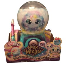 MAGIC MIXIES Magical Misting Crystal Ball with Interactive 20.3cm Pink Plush Toy