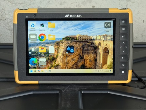 Topcon FC-6400 Rugged Tablet Field Controller Tested Working