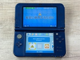 Dual IPS Nintendo New 3DS XL Metallic Blue Console Japan Sold as is R9909