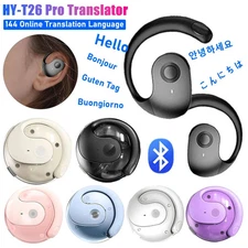 Translator 144 Languages Translation Earbuds Artificial Intelligence Portable US