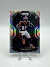 TEE HIGGINS 2020 PANINI CHRONICLES PRIZM BLACK #PB-10 ROOKIE SILVER PRIZM BA9528