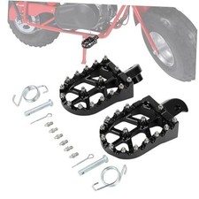 Mini Bike Foot Pegs CNC for CT200U CT200U-EX BT200X CT100U Mega Moto black
