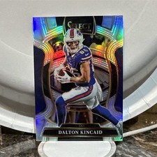 Dalton Kincaid 2025 Panini Select Buffalo Bills Concourse Silver Prizm #85