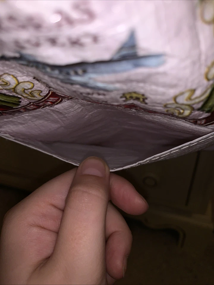 Blue Q Miso Pretty Tote Bag, 14 x 14 multicolor Double Sided design Vintage 2004 - Image 4 of 4