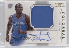 2012 National Treasures Colossal Materials Signatures 15/49 Serge Ibaka Auto q2g