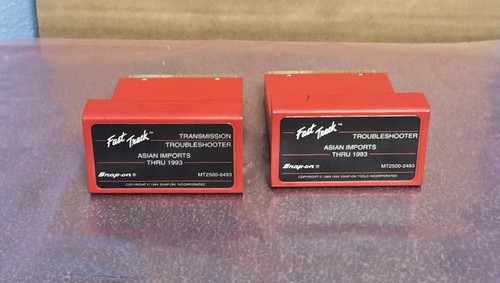 LOT OF 2 SNAP-ON FAST-TRACK THRU 1993 ASIAN IMP/ TROUBLESHOOTER MT2500-2493,6493