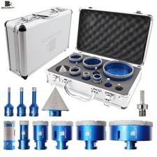 BRSCHNITT M14 Diamond Drill Bit Set Hole Saw Drill Bit Chamfer Bit Ceramic Tile