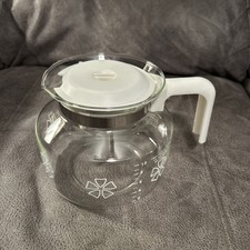 Mr. Coffee 10 Cup Carafe White Lid & Handle - Good Condition - Daisy Coffee Pot