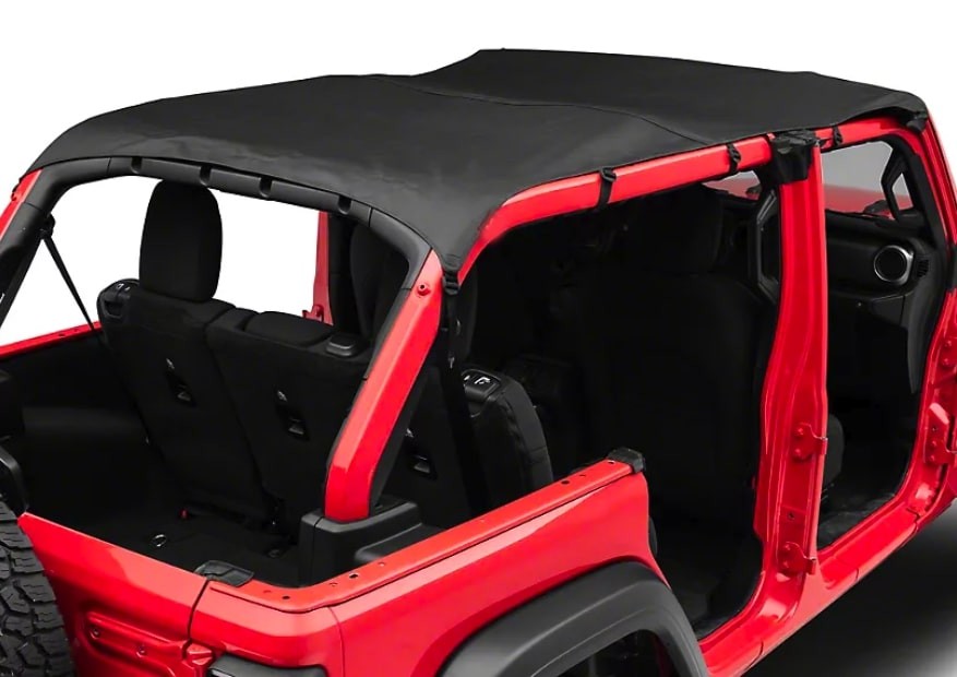 Bikini Savannah Noir pour Jeep Wrangler JL Unlimited 4 Portes