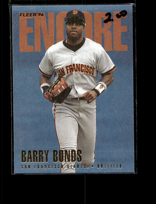 1996 Fleer Update Barry Bonds #U215 San Francisco Giants BASEBALL