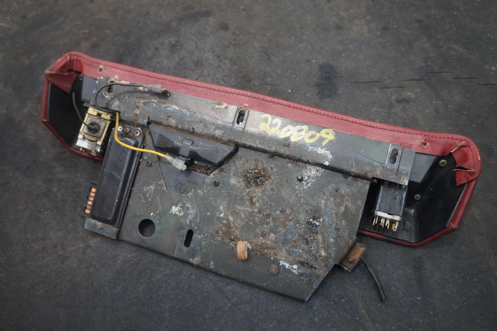 Dash Heat AC Climate Control Switch Panel 60658100 Ferrari Mondial 1982
