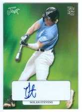 NOLAN STEVENS BOREALIS JUST GEMS AUTOGRAPH #1/1 LEAF PERFECT GAME NATIONAL 2022