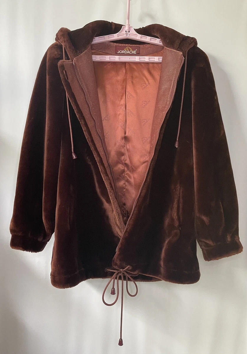 Jordache faux deals fur coat
