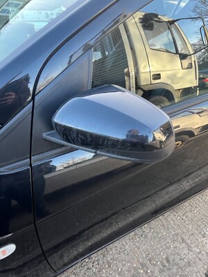 2016 VAUXHALL VIVA PASSENGER SIDE LEFT WING MIRROR IN BLACK 22C/GAR