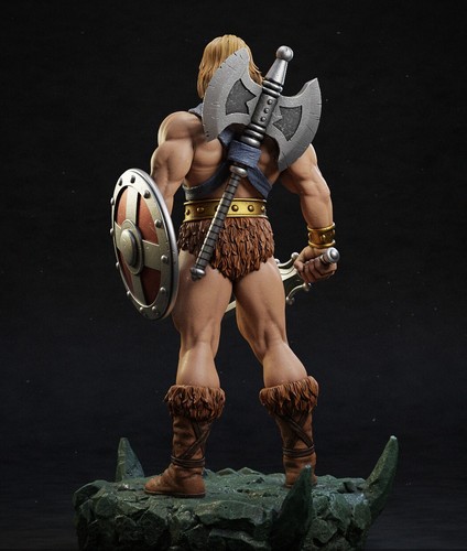 HE-MAN 75MM resin miniature model kit statue unpainted masters of the universe - Picture 3 of 4