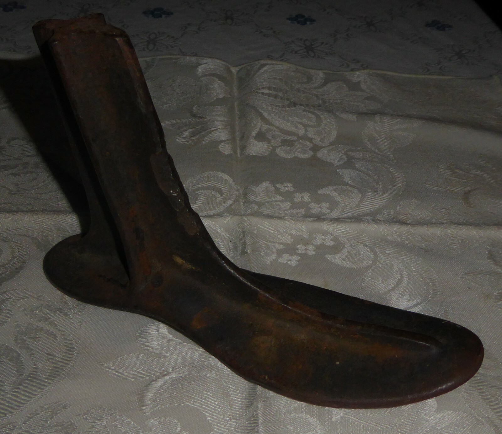Vintage Shoe Cobbler Cast Iron Shoe Mold Short Gem