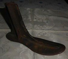 Vintage Shoe Cobbler Cast Iron Shoe Mold - Short