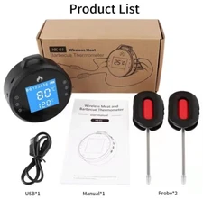 Bbq Rechargeable Smart Wi-Fi&Bluetooth 4/6 Probes Food Thermometer Wireless