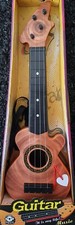 Image of 18" KIDS WOODEN EFFECT BEGINNERS GUITAR 4 STRING MUSIC ROCK STAR GIRLS BOYS TOY