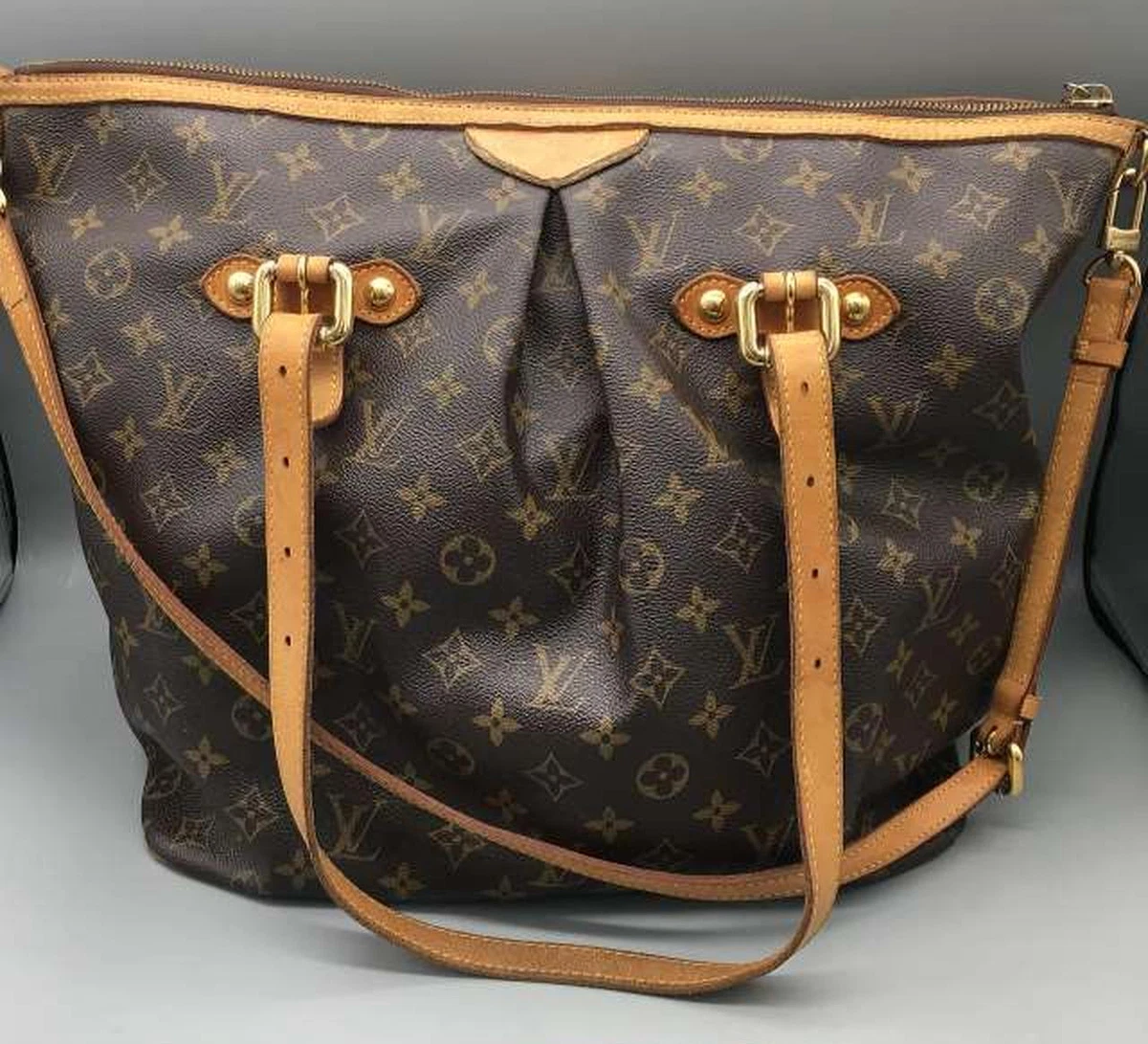 LOUIS VUITTON M40146 Monogram Canvas Brown Palermo GM Used 230629T  