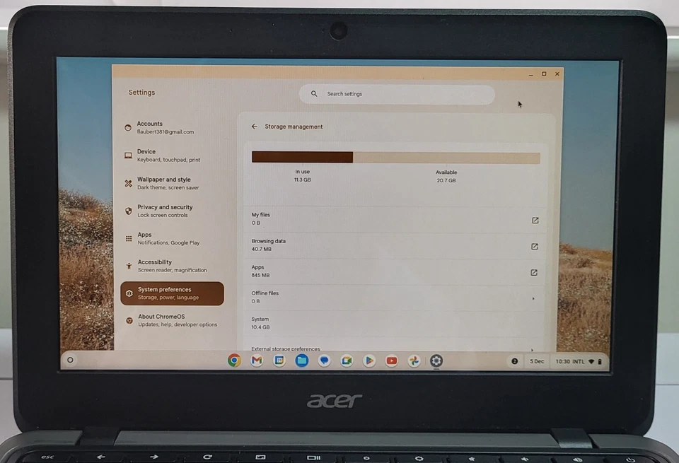 Acer Chromebook 11 C732LT Celeron N3350 1.10GHz 4GB 32GB 11.6" touch screen - Image 2 of 4