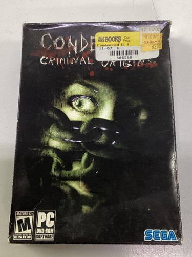 NEU Verurteilt: Criminal Origins PC-Spiel Windows 2000 XP Vista - Survival Horror