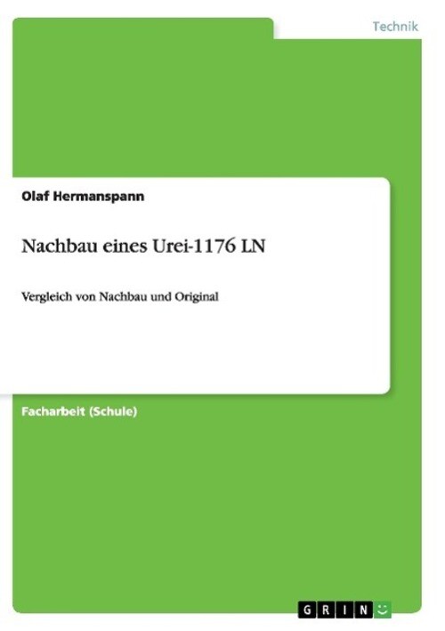Nachbau Eines Urei-1176 Ln Vergleich Von Nachbau Und Original Olaf