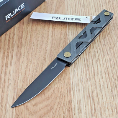 RUIKE P878-AK Folding Knife 3.38'' 14C28N Sandvik Steel Blade Aluminum Handle