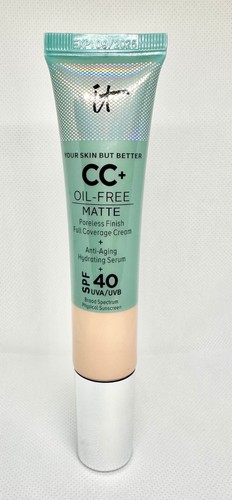 It Cosmetics CC+ Skin Foundation Cream Spf 40 full Coverage Matte - 1.08 fl oz - Picture 9 of 12