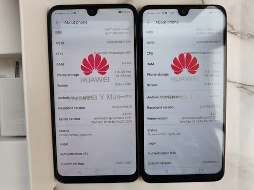 Huawei Y Max Google play Android Global 6GB+128GB Unlocked 4G Perfect Smartphone - Photo 10 sur 25