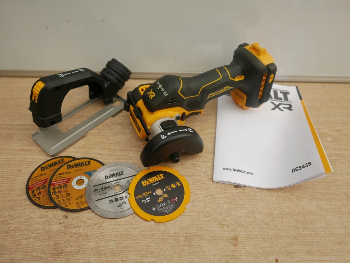 DeWALT DCS438NT XR 18V POWERSTACK 76MM CUT OFF SAW BARE UNIT